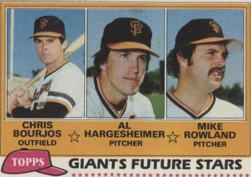 1981 Topps - Al Hargesheimer Chris Bourjos Mike Rowland #502
