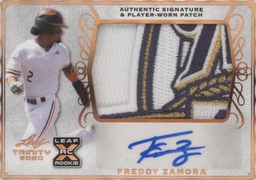 2020 Leaf Trinity - Freddy Zamora #PA-FZ1