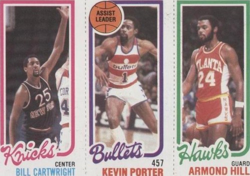 1980-81 Topps - Bill Cartwright/Kevin Porter/Armond Hill #25-244-166