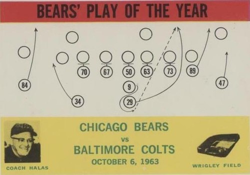 1964 Philadelphia George Halas #28