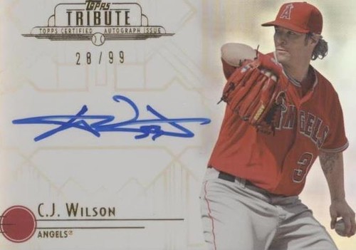 2014 Topps Tribute - C.J. Wilson #TA-CW