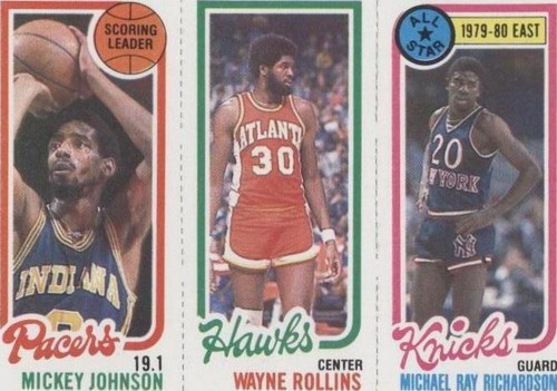 1980-81 Topps - Micheal Ray Richardson/Tree Rollins/Mickey Johnson #15-28-112