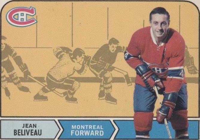 1968-69 O-Pee-Chee - Jean Beliveau #166