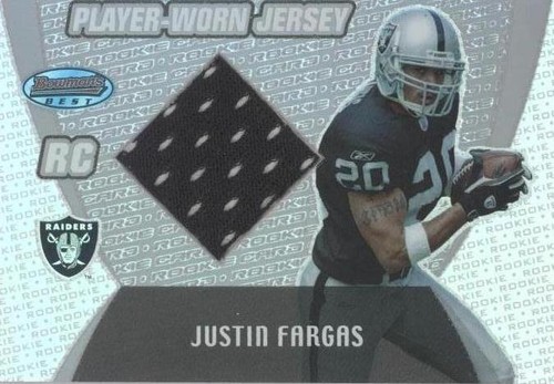 2003 Bowman's Best Justin Fargas #92