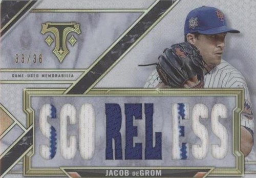 2021 Topps Triple Threads - Jacob deGrom #TTR-JD3