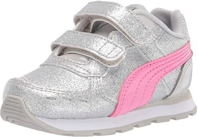 

Puma Vista Glitz Grey/Sachet/Pink-Silver для малышей (369721 14), Gray/sachet/pink-silver