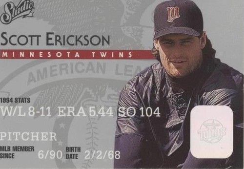 1995 Studio - Scott Erickson #166