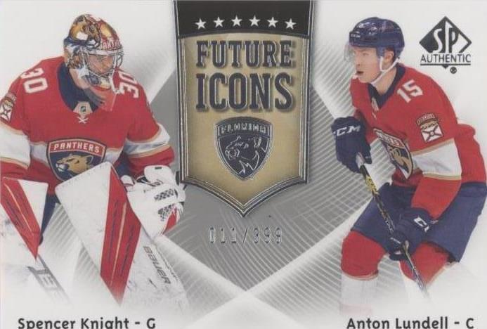 2021-22 SP Authentic - Anton Lundell Spencer Knight #FI-13