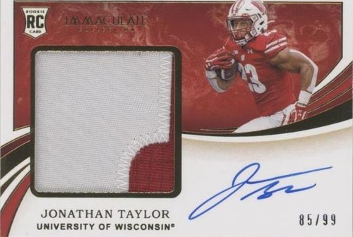 2020 Panini Immaculate Collection Collegiate Jonathan Taylor #116
