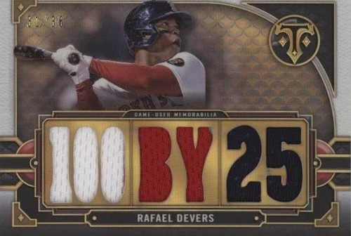 2022 Topps Triple Threads - Rafael Devers #TTR-RD