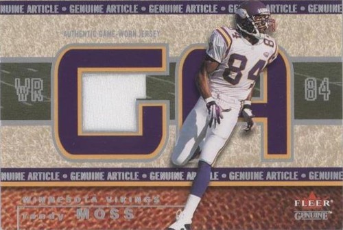 2002 Fleer Genuine Randy Moss #GA-RM