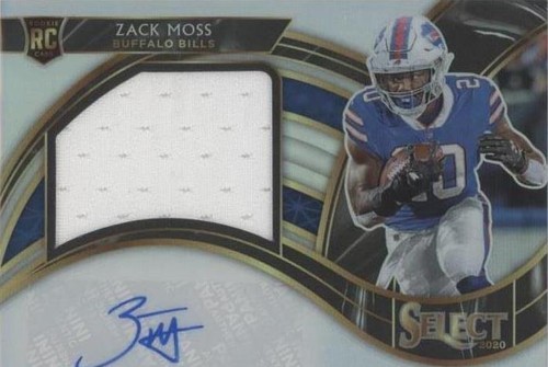 2020 Panini Select Zack Moss #JRS-ZMO