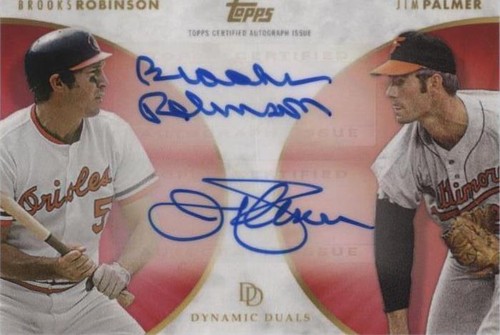 2022 Topps On Demand Dynamic Duals - Brooks Robinson Jim Palmer #14-A