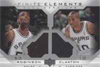 2003-04 Upper Deck Finite - David Robinson/Speedy Claxton #FE25