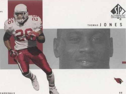 2001 SP Authentic Thomas Jones #2
