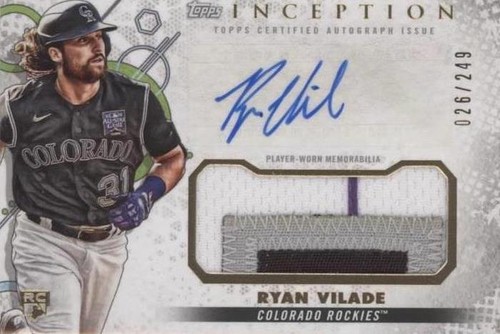 2022 Topps Inception - Ryan Vilade #IAP-RVI