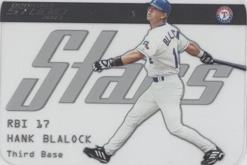 2003 Donruss Studio - Hank Blalock #SS-21