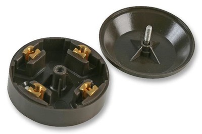PRO ELEC - Mini Junction Box, 20A 4 Terminal Brown