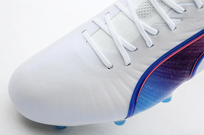 Pre-owned Puma King Ultimate Fg/ag Men's Soccer Shoes Football Training Sport 10780902 In White / Bluemazing