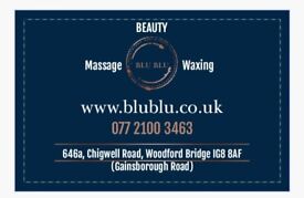 image for BLU BLU- his & her MASSAGE / WAXING / BEAUTY