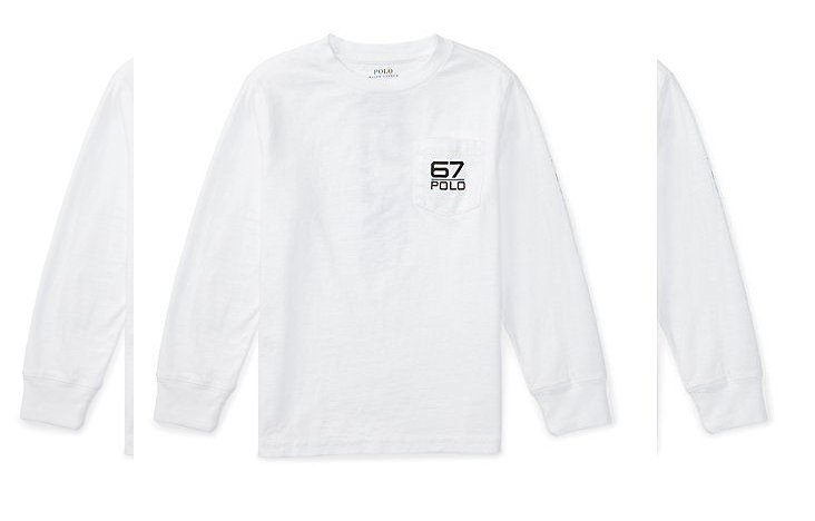 Polo Ralph Lauren Cotton Jersey Pocket Tee, 2T | eBay