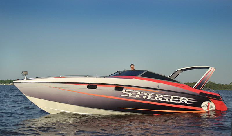 1986 Chris Craft Stinger with Radar Arch