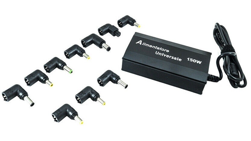 Alimentatore Universale Pc 150w Caricatore Laptop Usb Notebook 10 Adattatori sus