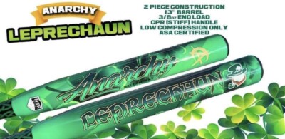 ANARCHY LEPRECHAUN COLLECTOR EDITION USA/ASA SLOWPITCH SOFTBALL BAT 25OZ