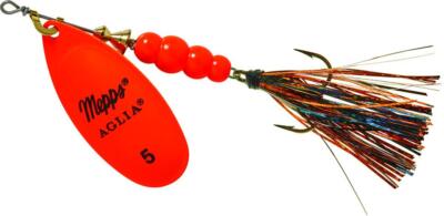 Mepps B5FT HO-BO Aglia Flashabou In-Line Spinner 1/2 oz Hot
