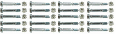 Set of 20 Shear Pins & Nuts for Ariens 510015, 51001500 Snapper 1-3865, 7091550