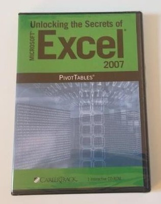 Unlocking the Secrets of Microsoft Excel 2007 Pivot Tables (2007, CD-ROM) Career