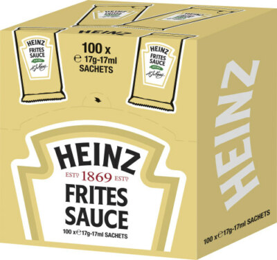 Heinz Pommes Frites Sauce Portionsbeutel 100 Stück á 17ml