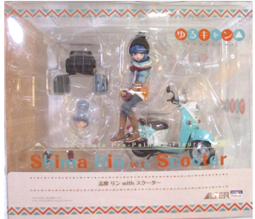 Yuru Camp  Rin Shima with Scooter 1/10 Complete Figure PVC