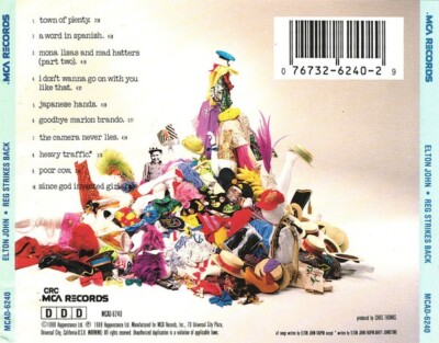 Elton John Reg Strikes Back CD MCA NEW SEALED
