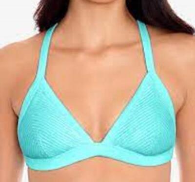 1239 salt + Cove X-Back Crochet Tie Triangle Swimsuit Top