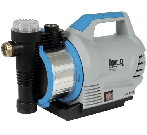 Gartenpumpe Fördermenge 3200 L/h INOX Wasserpumpe Pumpe mit Rückschlagventil