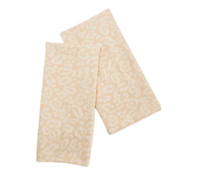 New Home Reflections Animal Print Set of 2 Pillowcases in Beige King Size