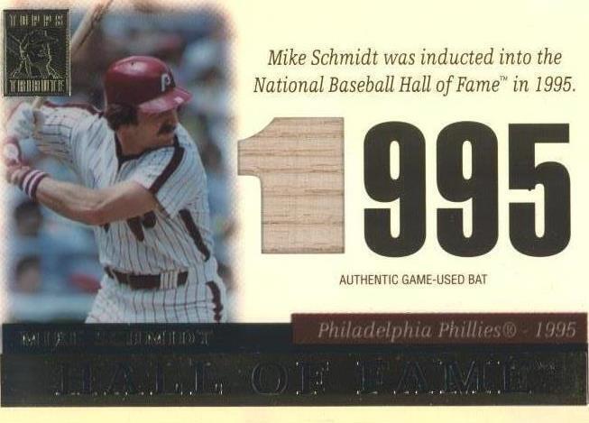 2004 Topps Tribute Hall of Fame - Mike Schmidt #TR-MSB