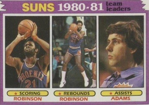 1981-82 Topps - Truck Robinson/Alvan Adams #60