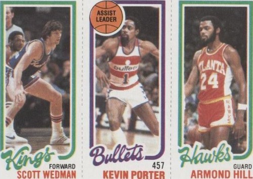 1980-81 Topps - Kevin Porter/Scott Wedman/Armond Hill #25-244-131