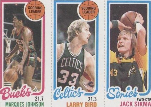 1980 TOPPS BASKETBALL CARD #232 30 143 LARRY BIRD ROOKIE