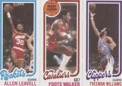 1980-81 Topps - Foots Walker/Freeman Williams/Allen Leavell #223-53-106