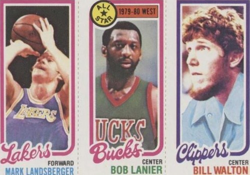 1980-81 Topps - Bill Walton/Bob Lanier/Mark Landsberger #222-10-140