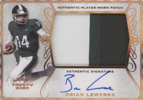 2020 Leaf Trinity Brian Lewerke #PA-BL1