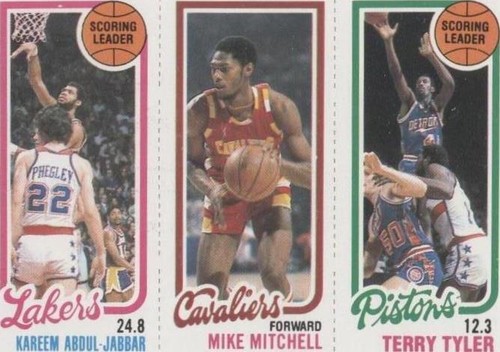 1980-81 Topps - Mike Mitchell/Terry Tyler/Kareem Abdul-Jabbar #81-56-132