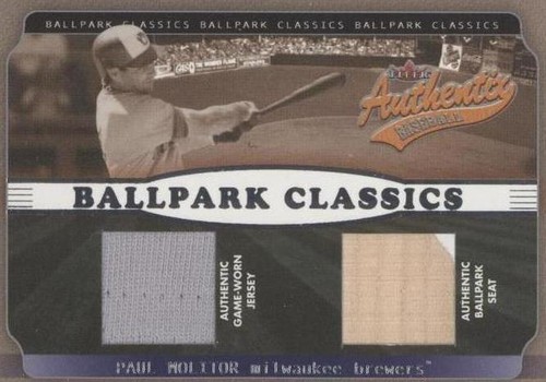 2002 Fleer Authentix - Paul Molitor #BC - PM