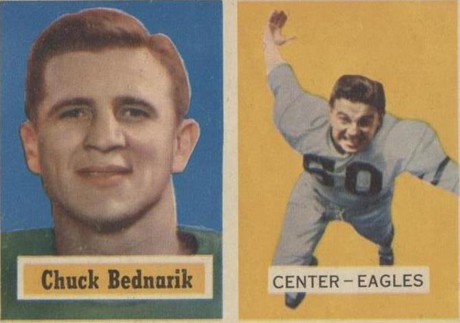 1957 Topps Chuck Bednarik #49