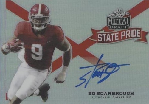 2018 Leaf Metal Draft Bo Scarbrough #SP-BS1