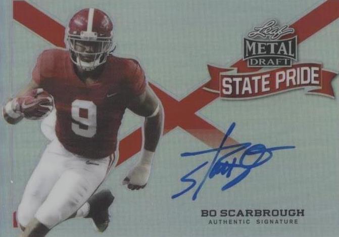 2018 Leaf Metal Draft Bo Scarbrough #SP-BS1