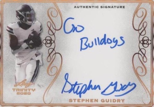2020 Leaf Trinity Stephen Guidry #A-SG1